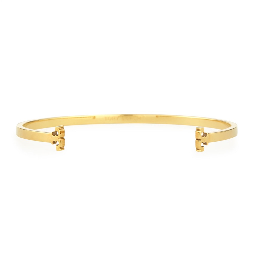Brand new Skinny serif Tory Burch gold bangle